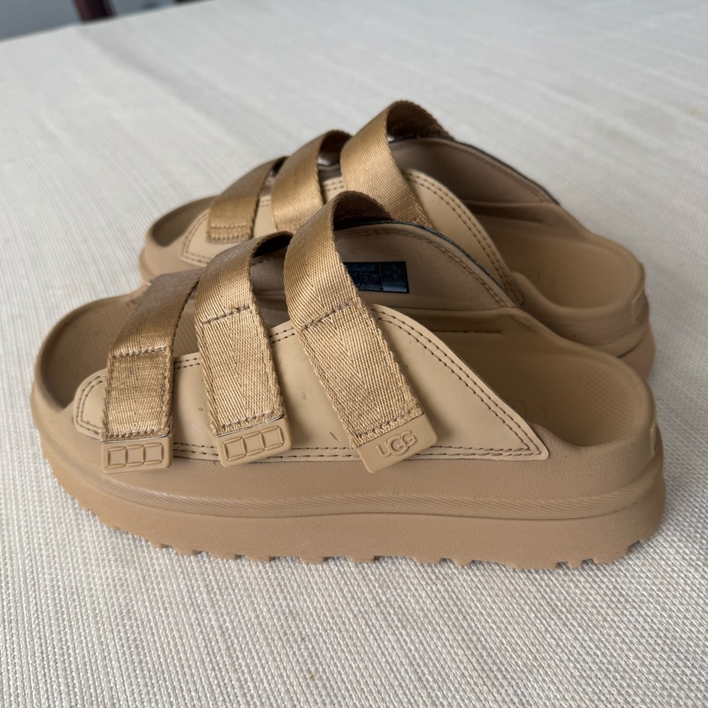 UGG GOLDENGLOW SLIDE SANDALS